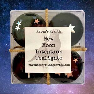 New Moon Tea Light Candles | Soy Wax | Vegan